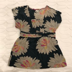 Beautiful patterned silk blouse